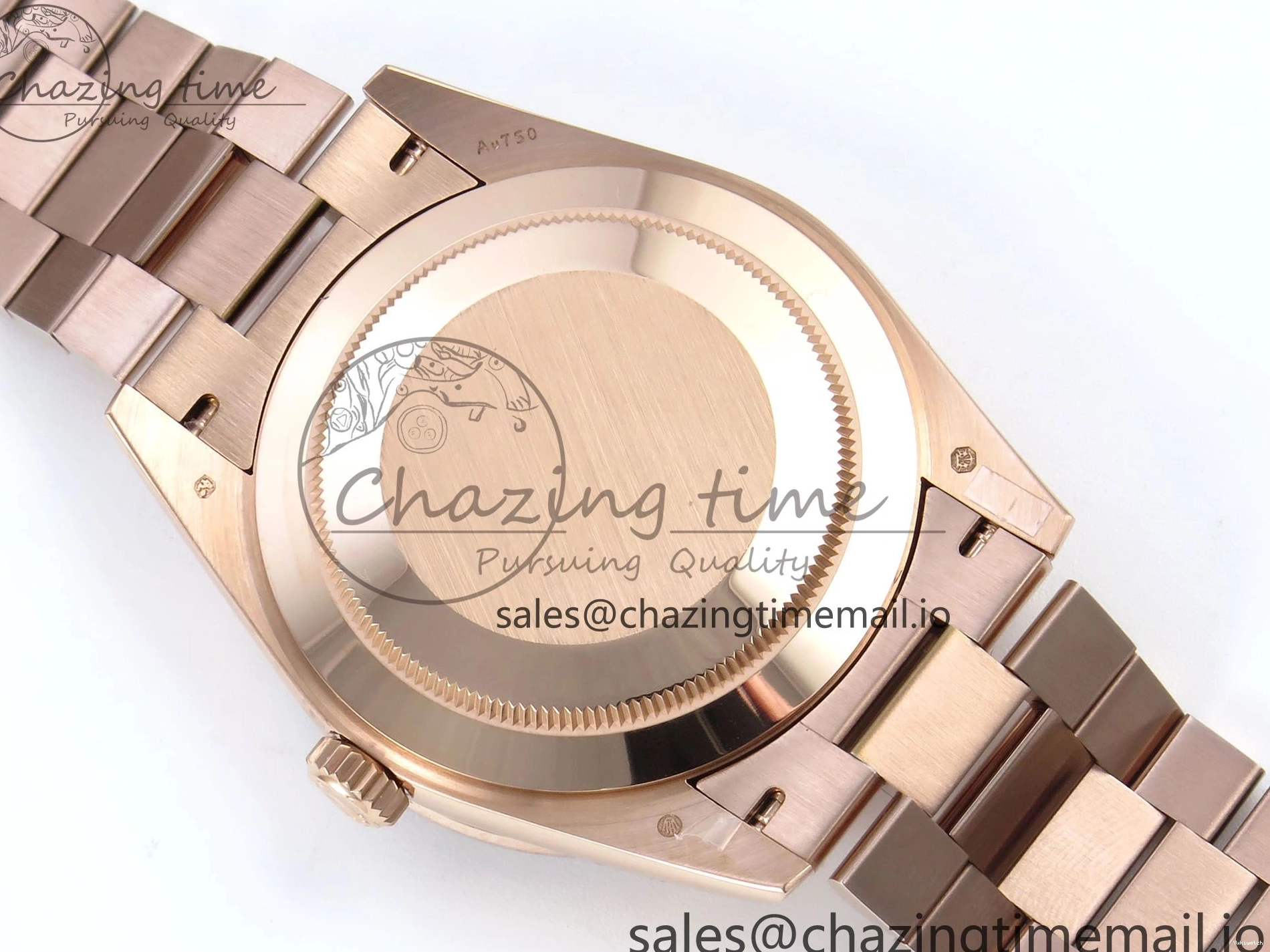 Roman on Weight) DayDate Best Green Dial President V5 A2836 1:1 Bracelet Edition 40 Bezel RG QF Diamonds (Gain 0111